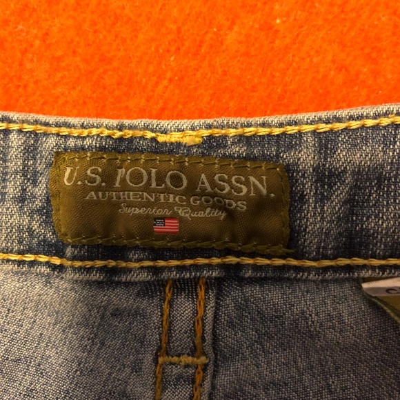 Vintage US Polo Assn mid rise flare hipster jeans GUC - Picture 4 of 8